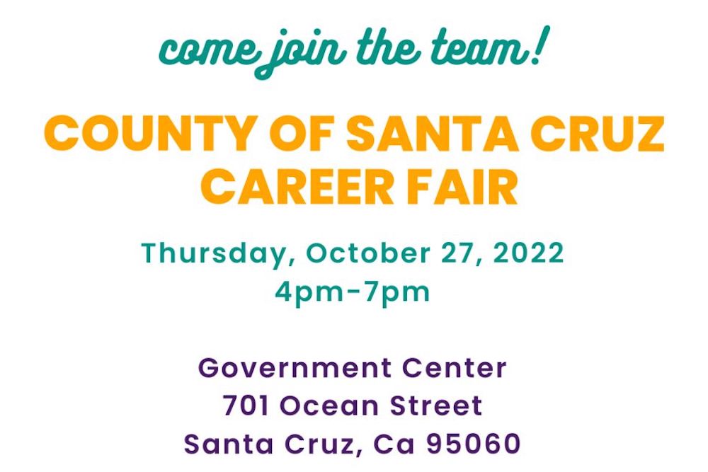 County of Santa Cruz Career Fair