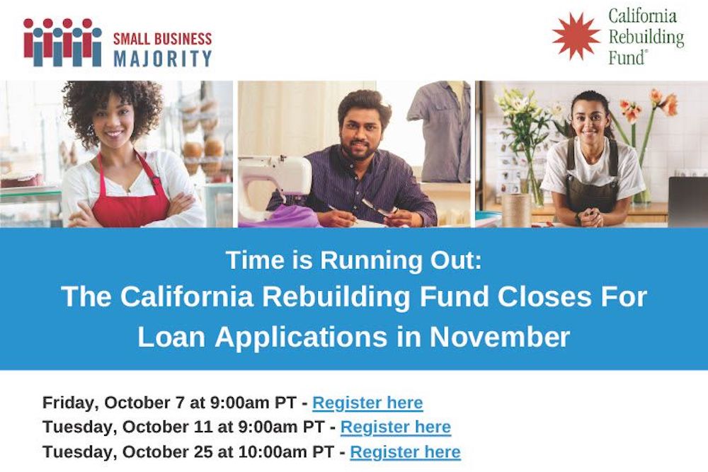 California Rebuilding Fund Application Period Closes Soon