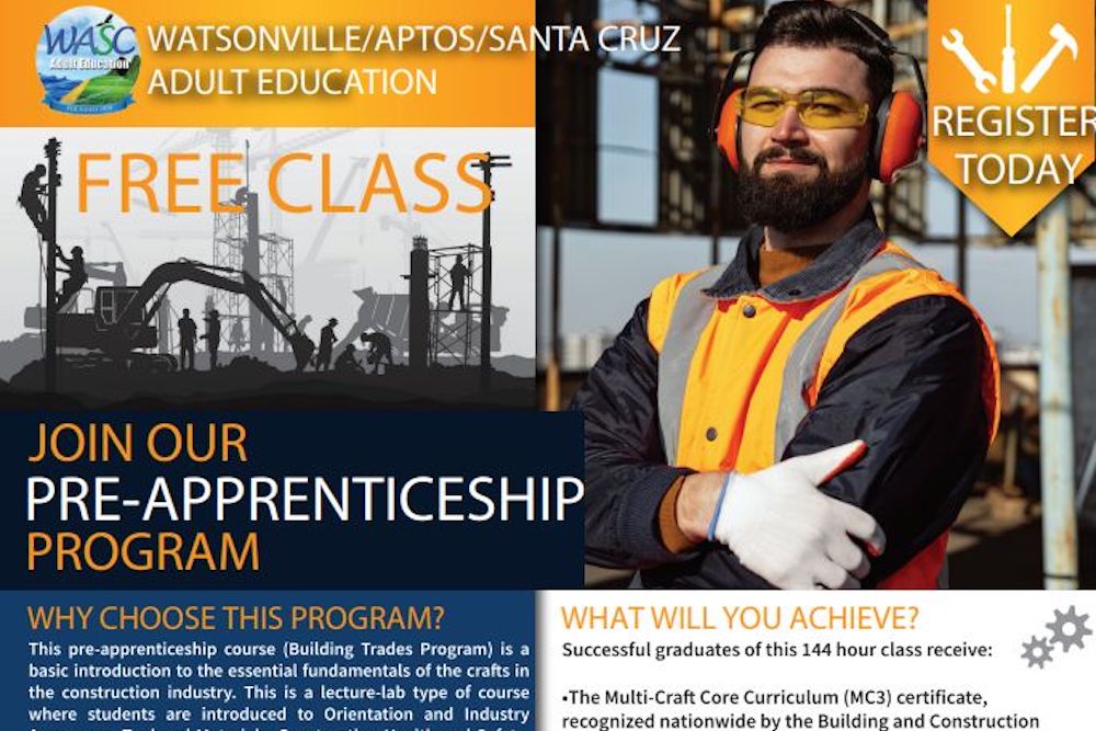 WASC Adult Education Pre-Apprenticeship Program